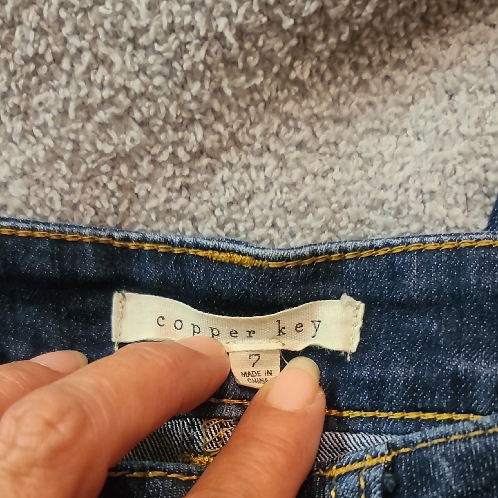 Copper Key💐 Patch Pocket High Rise Jeans - Picture 2 of 9